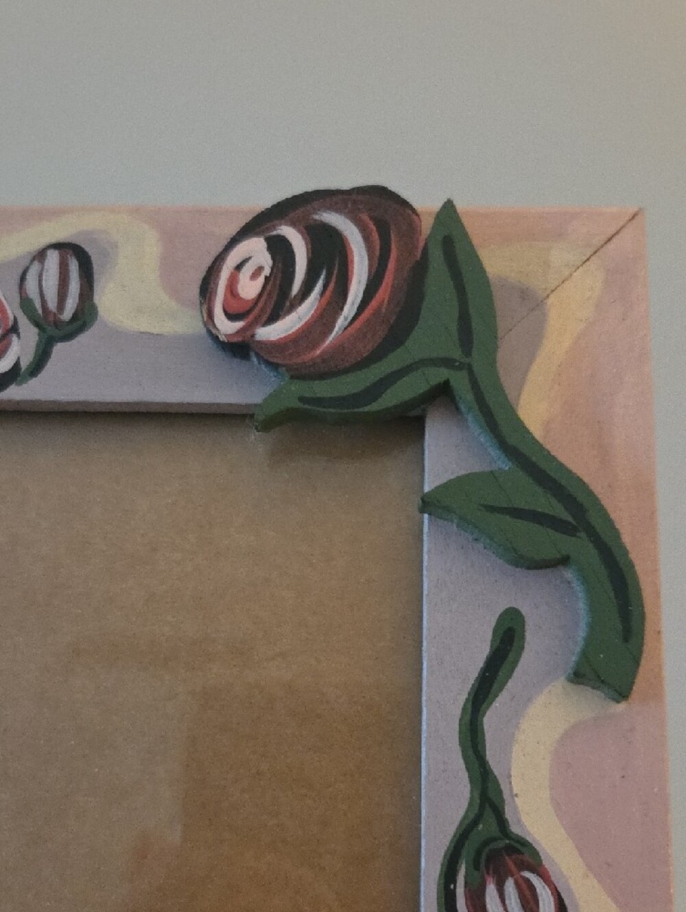 Anita Rosenberg Vintage Handpainted Photo Frame - Picture 2 of 11